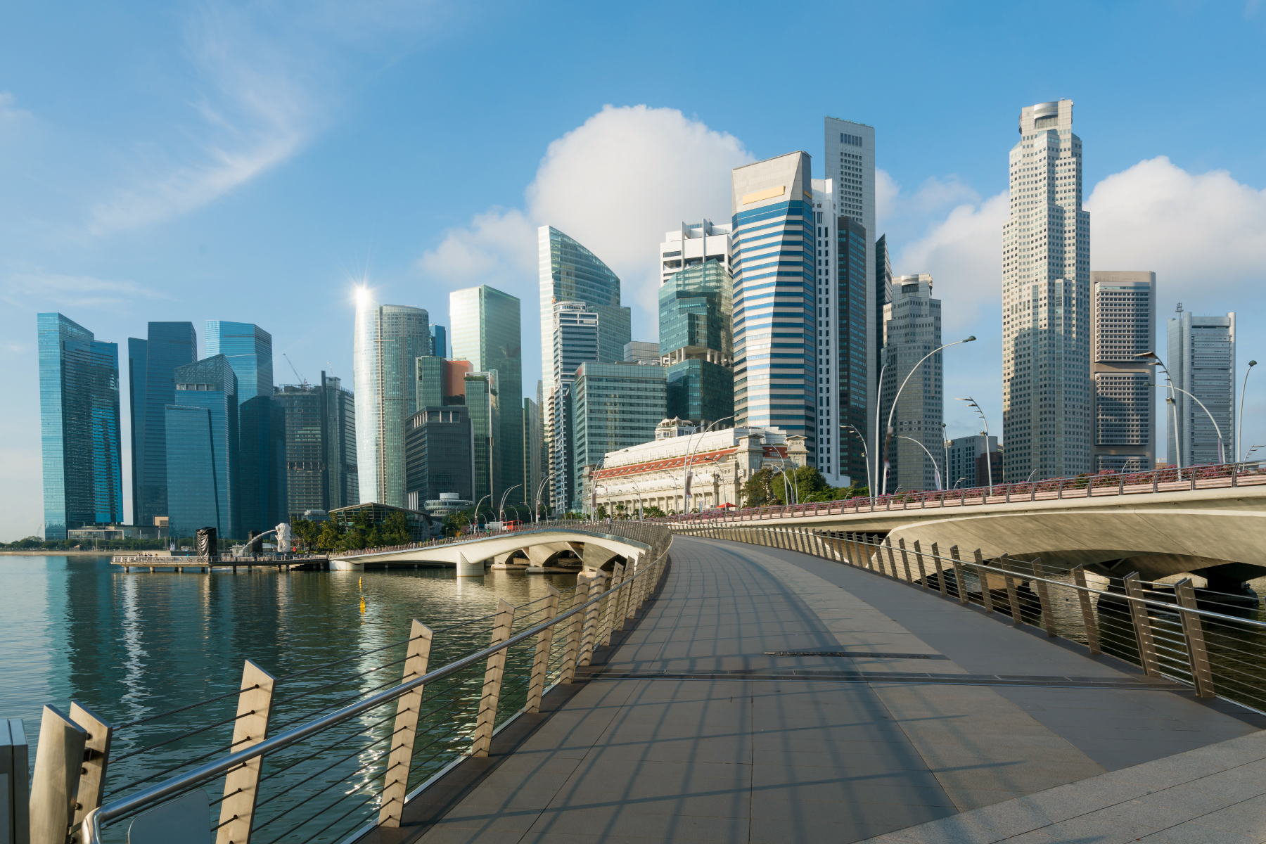 Singapore CBD skyline

