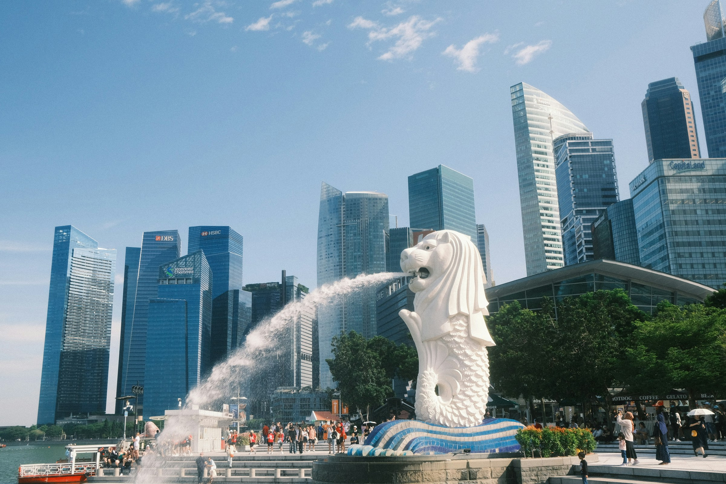 Singapore merlion statue
